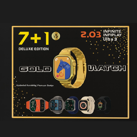 7 in 1 Gold Ultra Watch